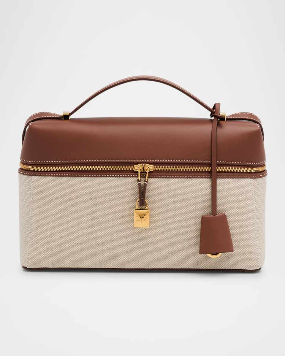 Zip Canvas Top-Handle Bag